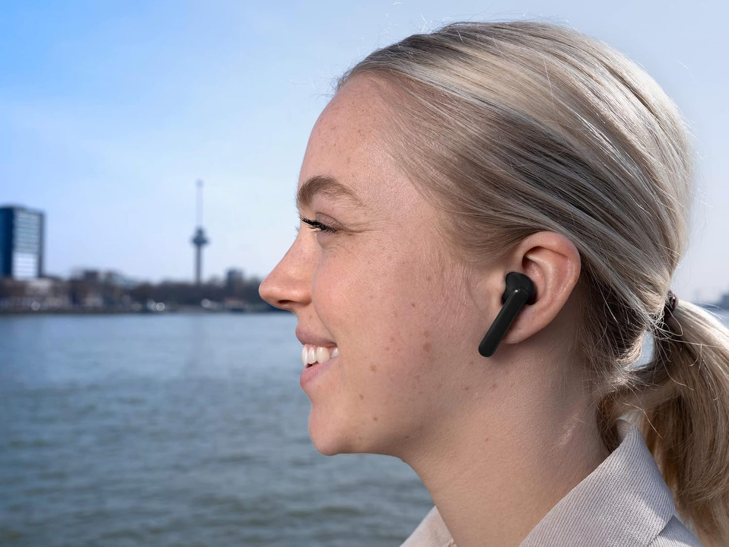 Trust Primo Touch Wireless Auricolari Bluetooth Senza Fili In-Ear Nero Wifi