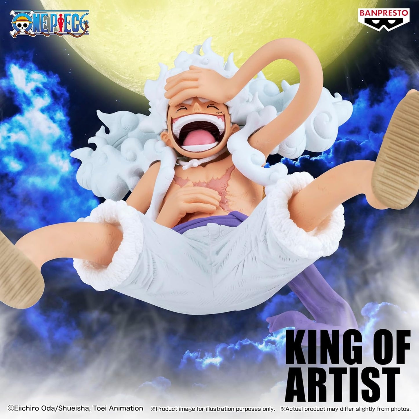 Banpresto One Piece: Monkey D. Luffy Gear 5 - Figure 20cm PVC King of Artist