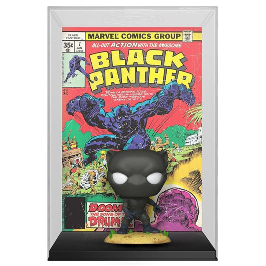 Funko Pop ! Comic Cover - Marvel (18) Black Panther Vinyl Figure 9Cm Statuetta