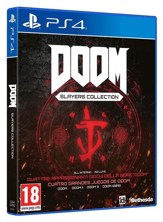 Doom Slayers Collection Ps4 Gioco Play Station Raccolta Completa Doom 1 / 2 / 3