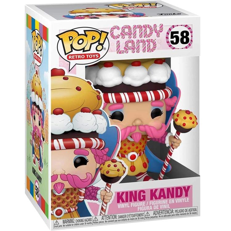 Funko Pop ! Retro Toys - Candy Land (58) King Candy Vinyl Figure 9Cm Caramella