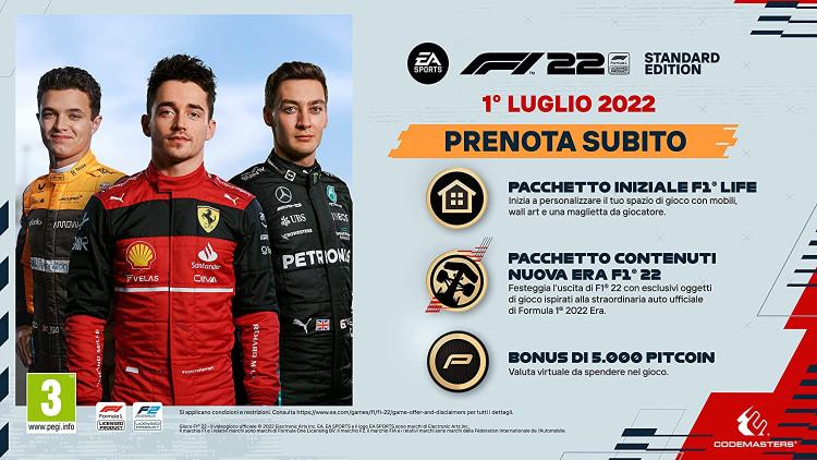 F1 22 Xbox One Videogioco Italiano Ufficiale Fia Formula Uno 22 Gioco Sigillato