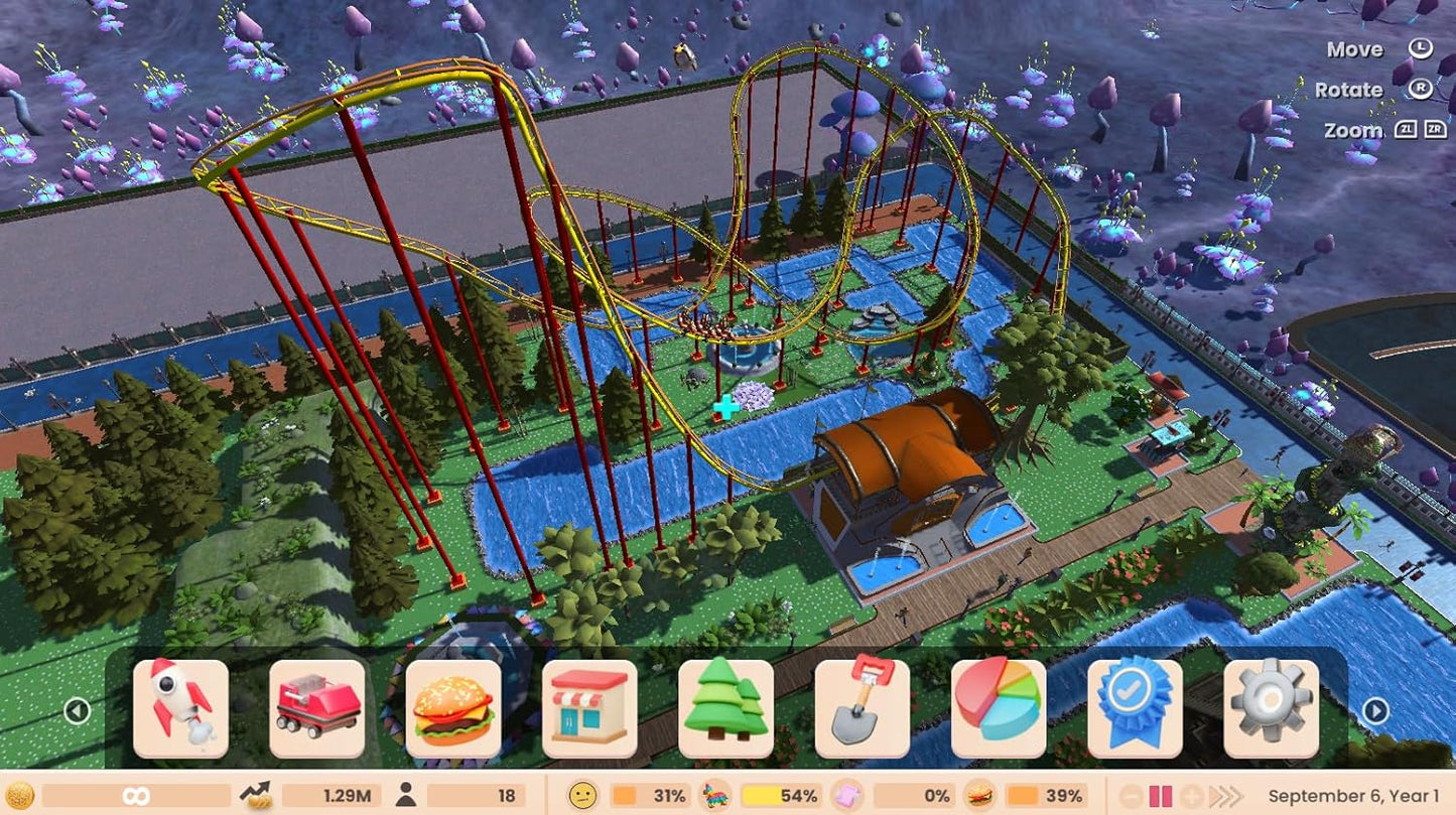 Roller Coaster Tycoon Adventures Deluxe PS4 Gioco Nuovo Sigillato