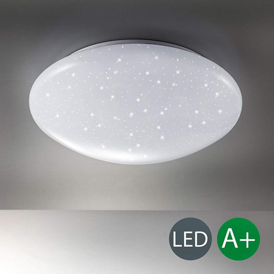 Plafoniera Led 15W Forma Circolare Effetto Cielo Stellato Brillantini Lampadari