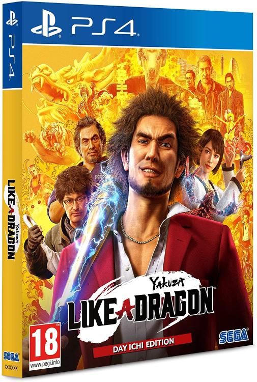 Yakuza Like A Dragon Day Ichi Edition Ps4 Steelbook Gioco Italiano Nuovo Pal