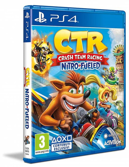 CRASH TEAM RACING NITRO-FUELED PS4 GIOCO ITALIANO PLAYSTATION 4 CTR BANDICOOT