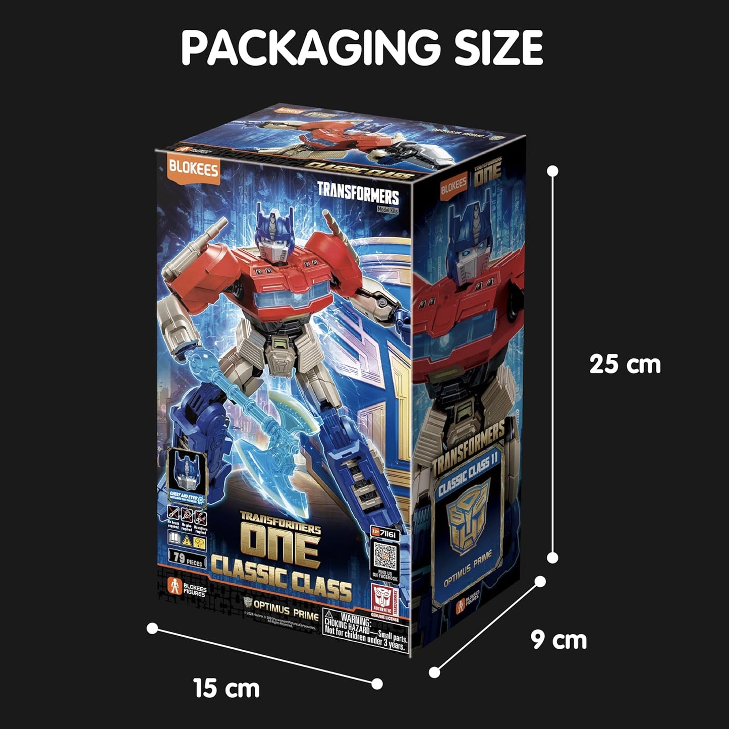 Blokees Transformers Model Kit Classic Class 11 (Optimus Prime) Action Figure 71161