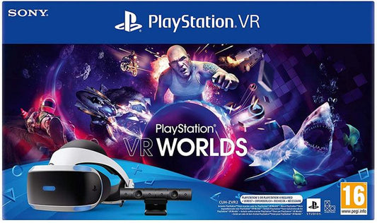 Playstation Vr - Mk5 Visore Ps4 Sony Play Station 4 + Camera + Vr Worlds 3D Hdr