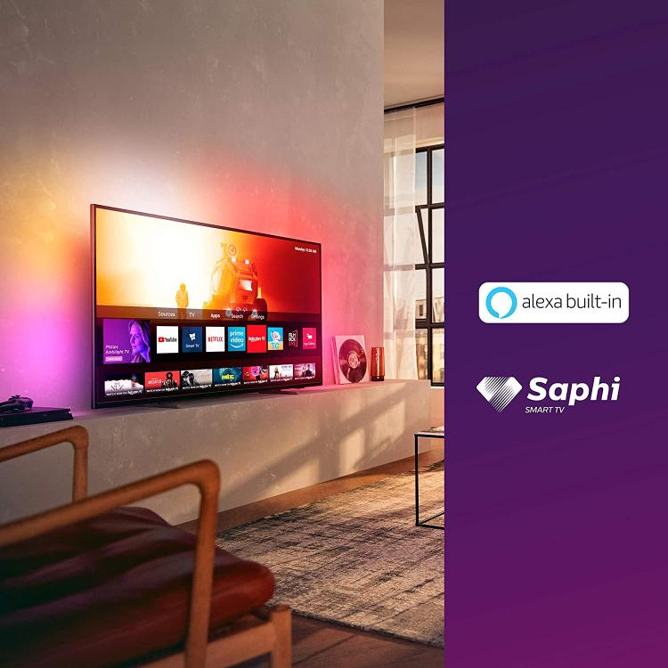 Philips Smart Tv 58" Led Ambilight 58Pus7805/12 Ultra Hd 4K Hdr Alexa Integrato