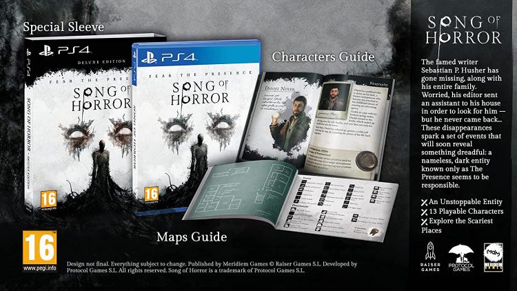Song Of Horror Deluxe Special Edition Ps4 Gioco Italiano Play Station 4 Nuovo