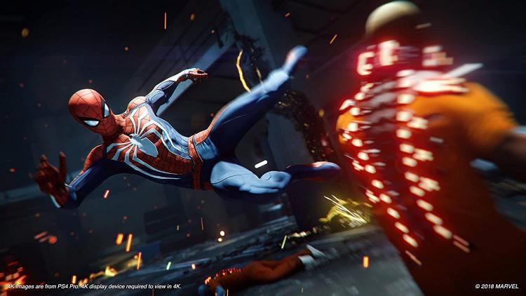 Marvel Spider-Man Ps4 Gioco Italiano Videogioco Playstation 4 Spiderman Pal Ita