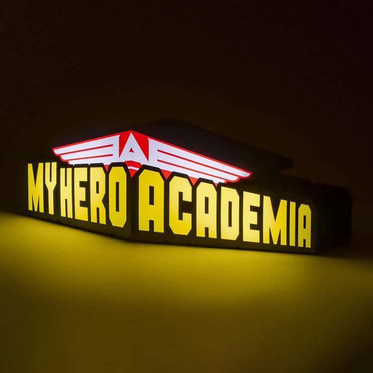 Paladone Lampada My Hero Academia Logo Multicolore Plastica Da Tavolo Moderno