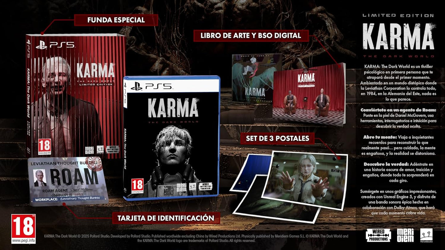 Karma: The Dark World - Limited Edition PS5 Gioco Playstation 5 Eu Ita Nuovo Sigillato