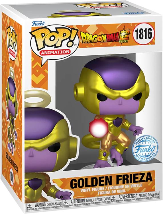 Funko Pop ! Animation Dragon Ball Super (1816) Golden Frieza Special Edition 9Cm
