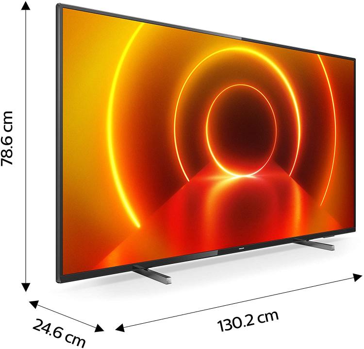 Philips Smart Tv 58" Led Ambilight 58Pus7805/12 Ultra Hd 4K Hdr Alexa Integrato