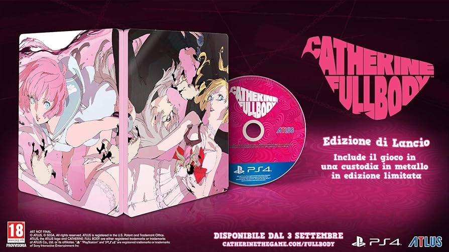 Catherine Fullbody Launch Edition PS4 Italiano Gioco Nuovo Sigillato