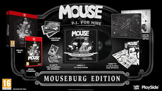 Mouse: P.I. For Hire Mouseburg Edition Videogioco Nintendo Switch 2 PAL Eu Ita (Preordine)