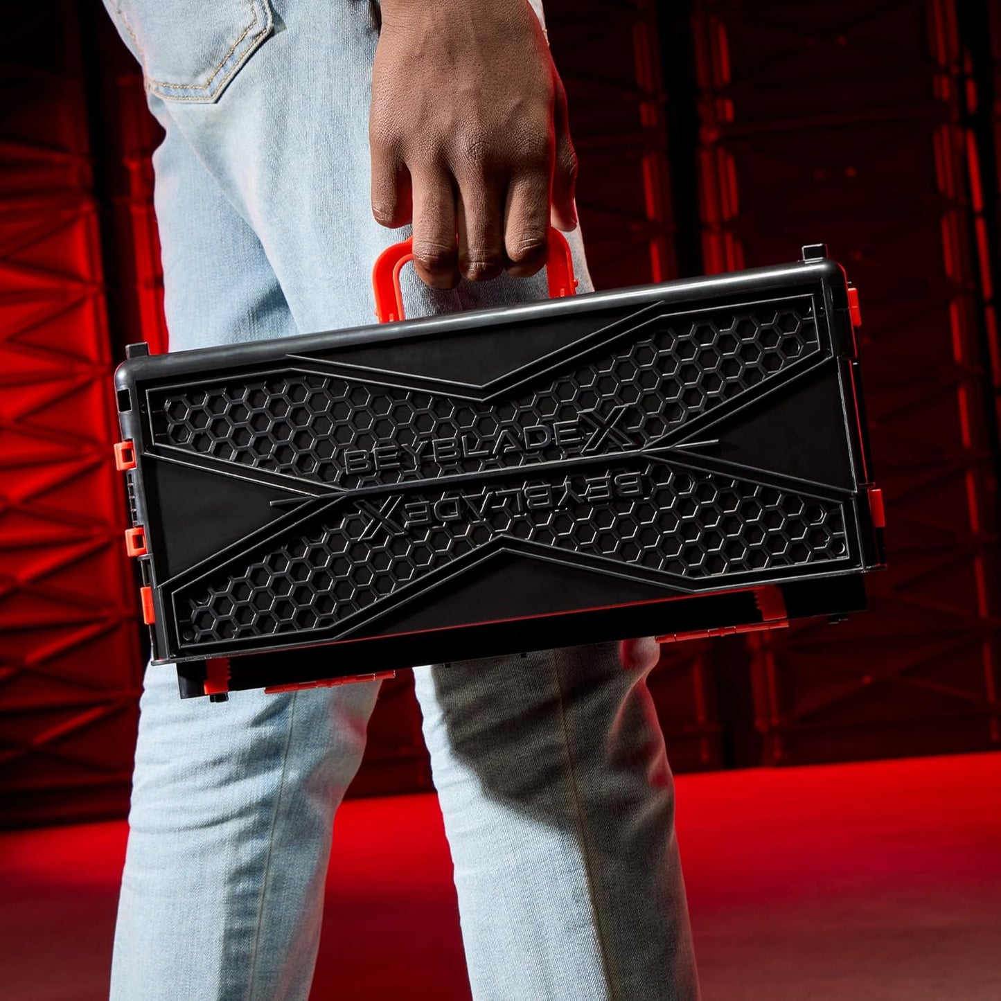 Hasbro - Beyblade X Beystadium (Clash and Carry) Spring Stadium Arena Portatile