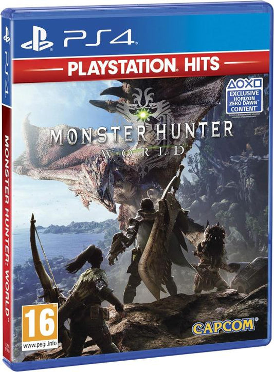 MONSTER HUNTER WORLD PS4 ITALIANO VIDEOGIOCO PLAYSTATION 4 NUOVO EU SIGILLATO