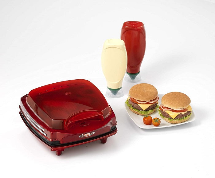ARIETE 185 PARTY TIME MACCHINA HAMBURGER PANINI ELETTRICA ANTIADERENTE 1200W RS