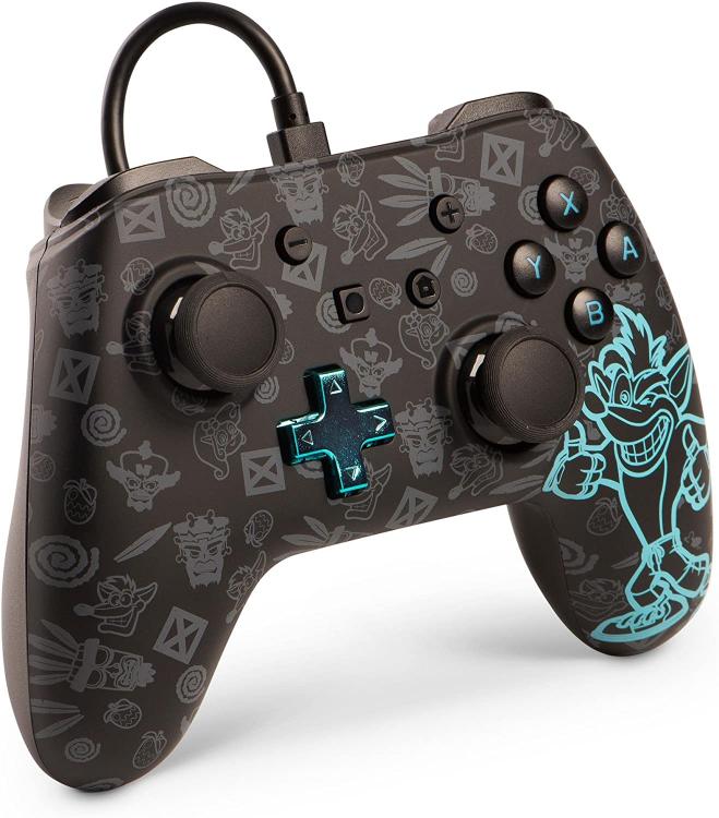 Powera Wired Controller Nintendo Switch Crash Bandicoot Edition Joystick Cablato