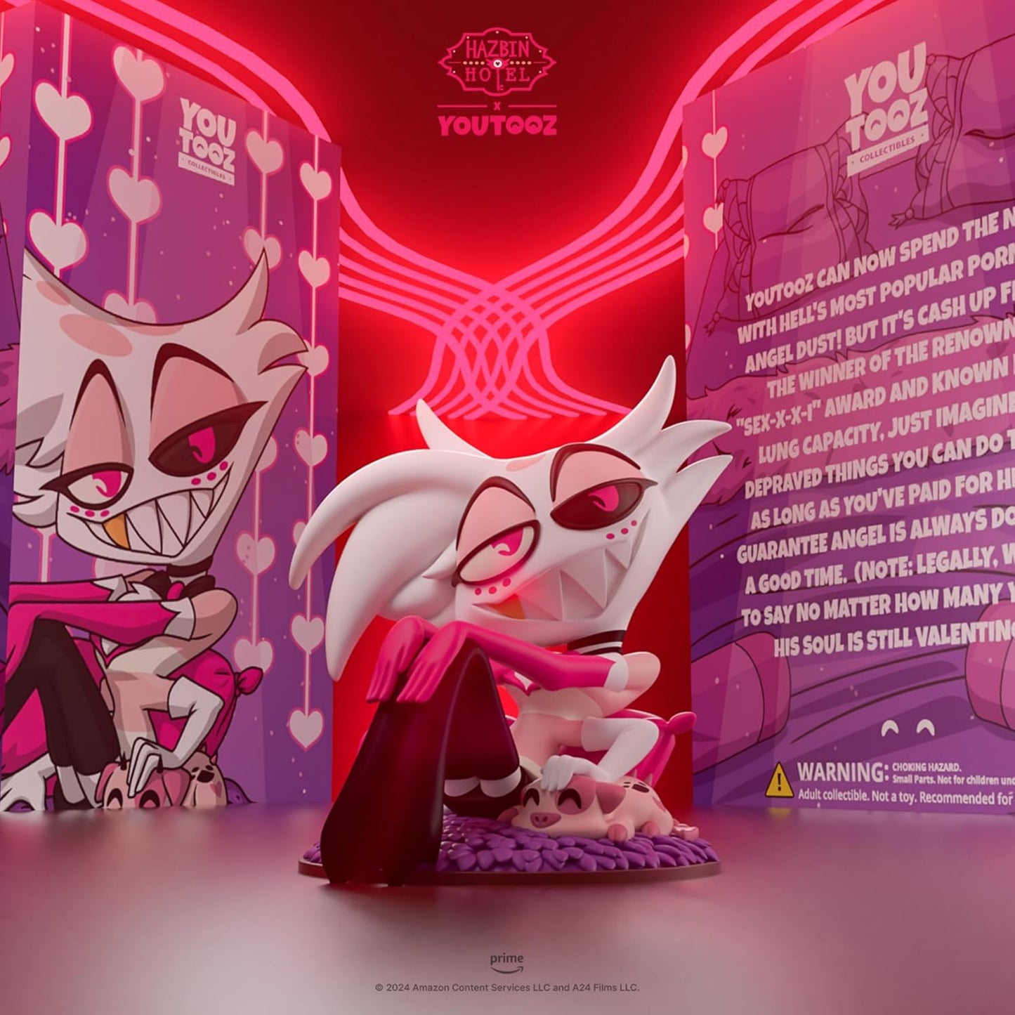 YouTooz Hazbin Hotel: Angel Dust - Vinyl Figure 13cm Collectible Official