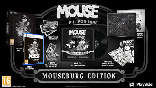 Mouse: P.I. For Hire Mouseburg Edition Ps5 Videogioco Playstation 5 PAL Eu Ita (Preordine)
