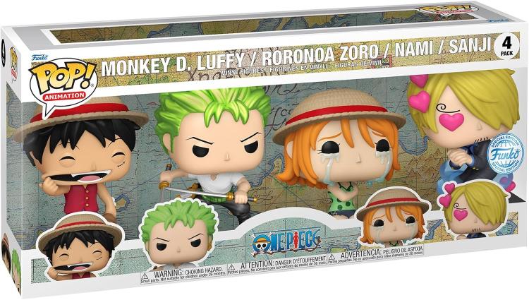 Funko Pop! One Piece - Monkey D.Luffy Roronoa Zoro Nami Sanji Special Edition