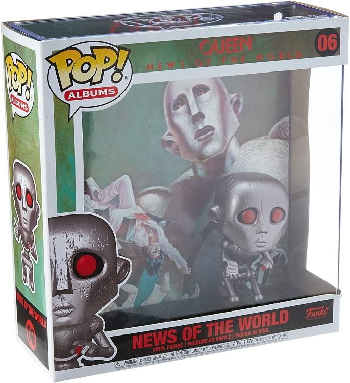 Funko Pop ! Albums Queen - News Of The World (06) Rock Vinyl Figure Cover Music