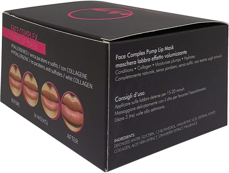 Maschera Volumizzante Labbra-Pump Lip Mask Face Complex Ialuronico + Collagene