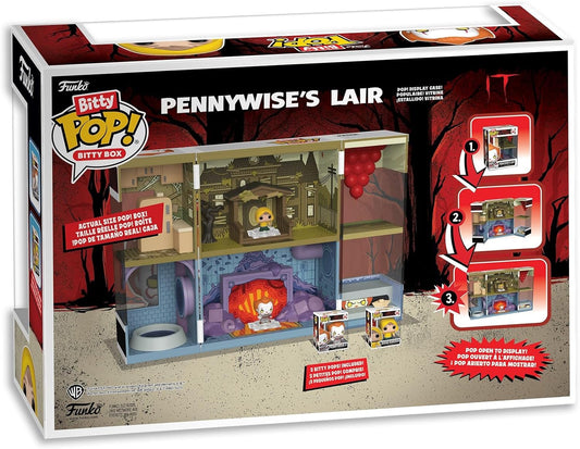 Funko Bitty Pop ! Bitty Box - Pennywise's Lair - It il Pagliaccio Figure Scene