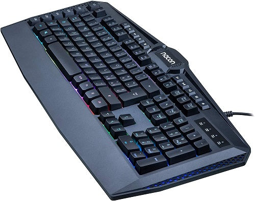 Nacon Tastiera Gaming Led Cl-210 Pc Windows Rgb 6 Tasti Macro Programmabili Usb