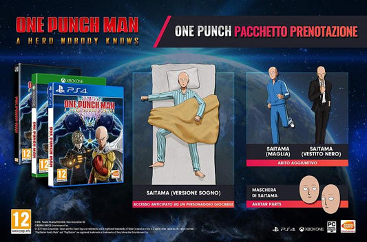One Punch Man: A Hero Nobody Knows Ps4 Italiano Videogioco Play Station 4 Nuovo