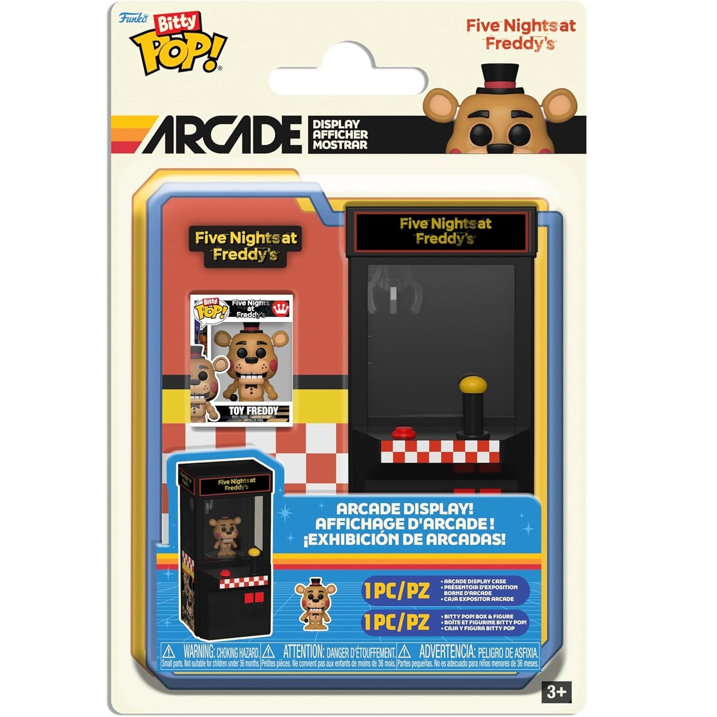 Funko Bitty Pop ! Arcade Five Nights At Freddy's - Toy Freddy