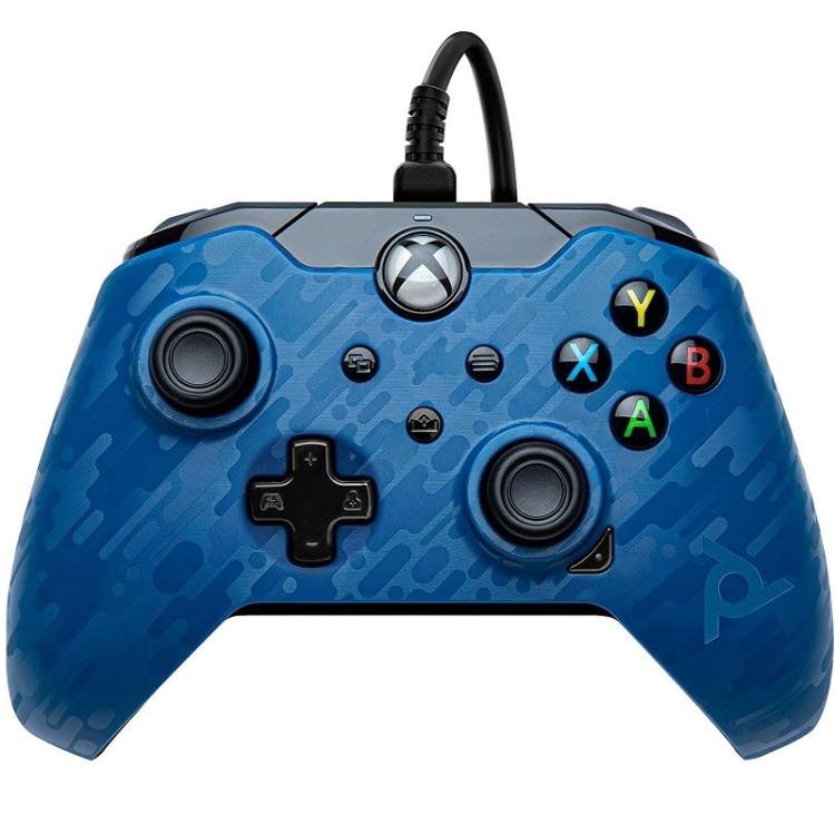CONTROLLER PDP XBOX SERIES X / XBOX ONE UFFICIALE PAD WIRED JOYPAD BLUE CAMO