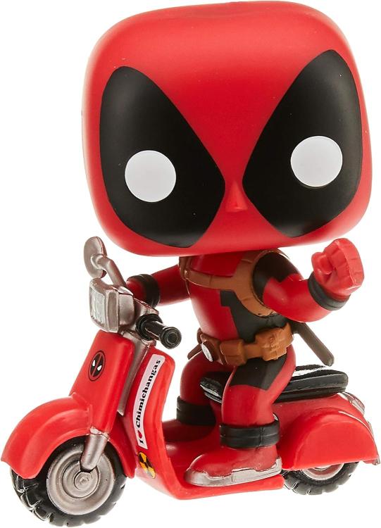 Funko Pop ! Rides Marvel Deadpool (48) Deadpool On Scooter Figure Vespa 9Cm Ride