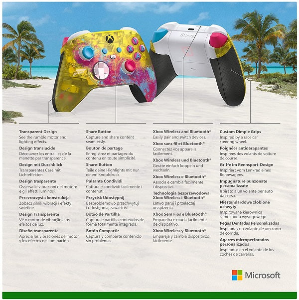 CONTROLLER MICROSOFT XBOX SERIE X/S FORZA HORIZON 5 LIMITED EDITION WIRELESS