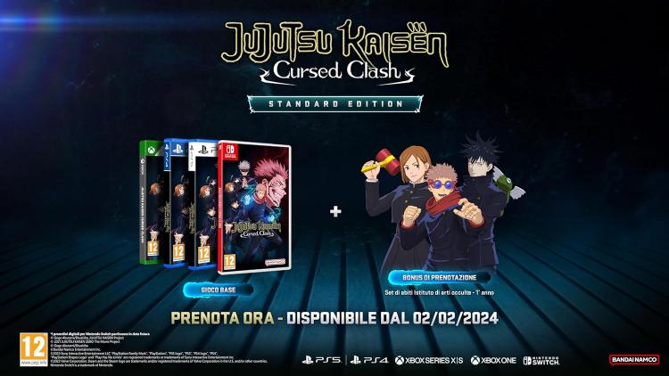 Jujutsu Kaisen Cursed Clash Ps5 Videogioco Playstation 5 Eu Ita Nuovo Sigillato