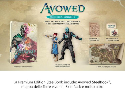 Avowed - Edizione Premium SteelBook - Xbox Serie X|S ITALIANO NUOVO SIGILLATO