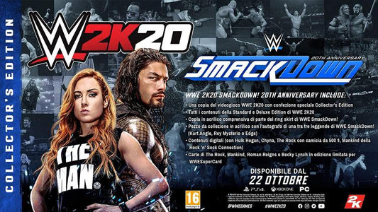 Wwe 2K20 Collector'S Edition Ps4 Italiano Play Station 4 Gioco Limited Wrestling