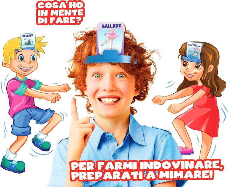 E Se Fossi? Mimo Gioco Di Societa' Con Figure Carte Game Di Gruppo 2-6 Giocatori
