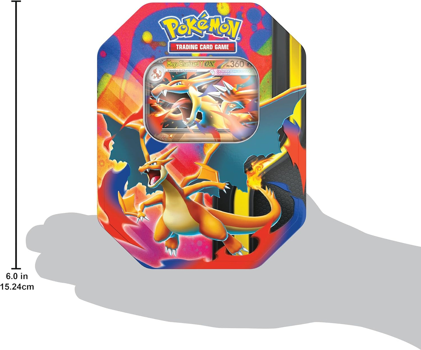 Pokémon Tin: Scatola Da Collezione Mega Charizard Y Ex GCC (Edizione Italiana)