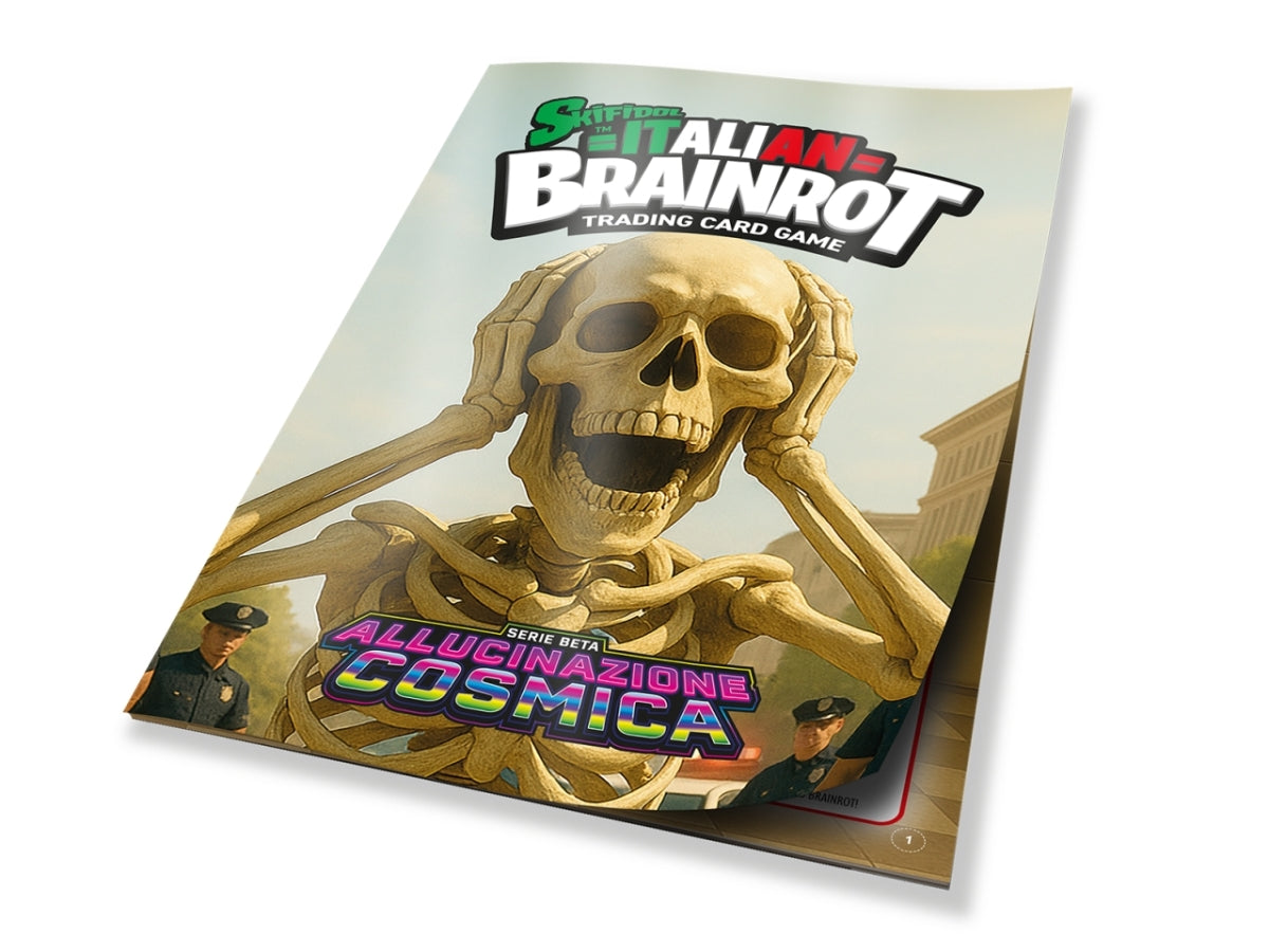 Skifidol Brainrot Allucinazione Cosmica Confezione 3 Buste TCG Carte Carte ITA