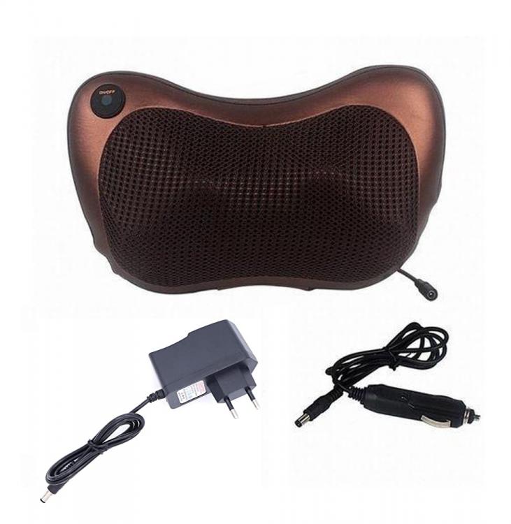 CUSCINO MASSAGGIATORE SHIATSU CASA AUTO CERVICALE MASSAGGIO COLLO SPALLE CORPO
