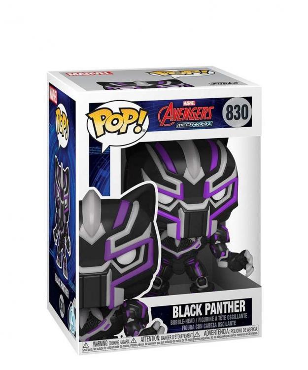 Funko Pop ! Marvel Avengers Mech Strike - (830) Black Panther Vinyl Figure 9Cm