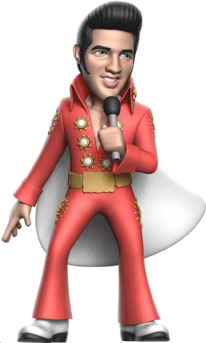 Minix - Elvis Presley Red Suit (Music 112) Figure 12Cm Statua Live Collezione