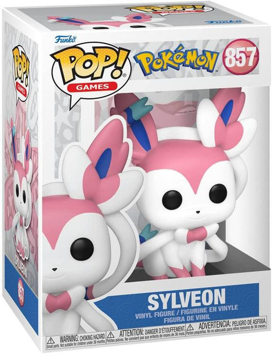 Funko Pop ! Games Pokemon - (857) Sylveon Figure Eevee Evo Vinyl 9Cm In Stock