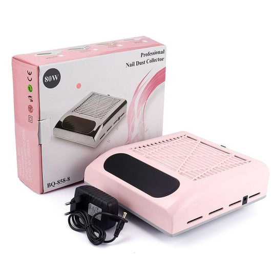 ASPIRATORE POLVERI DA TAVOLO UNGHIE NAIL ART MANICURE PROFESSIONALE 80W BQ-858-8