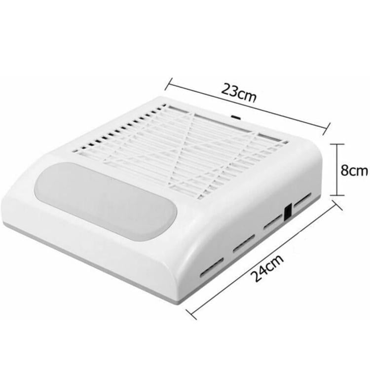 ASPIRATORE POLVERI DA TAVOLO UNGHIE NAIL ART MANICURE PROFESSIONALE 80W BQ-858-8