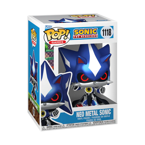 Funko Pop ! Games - Sonic (1118) Neo Metal Sonic Metallic Vinyl Figure 9cm (Preordine)